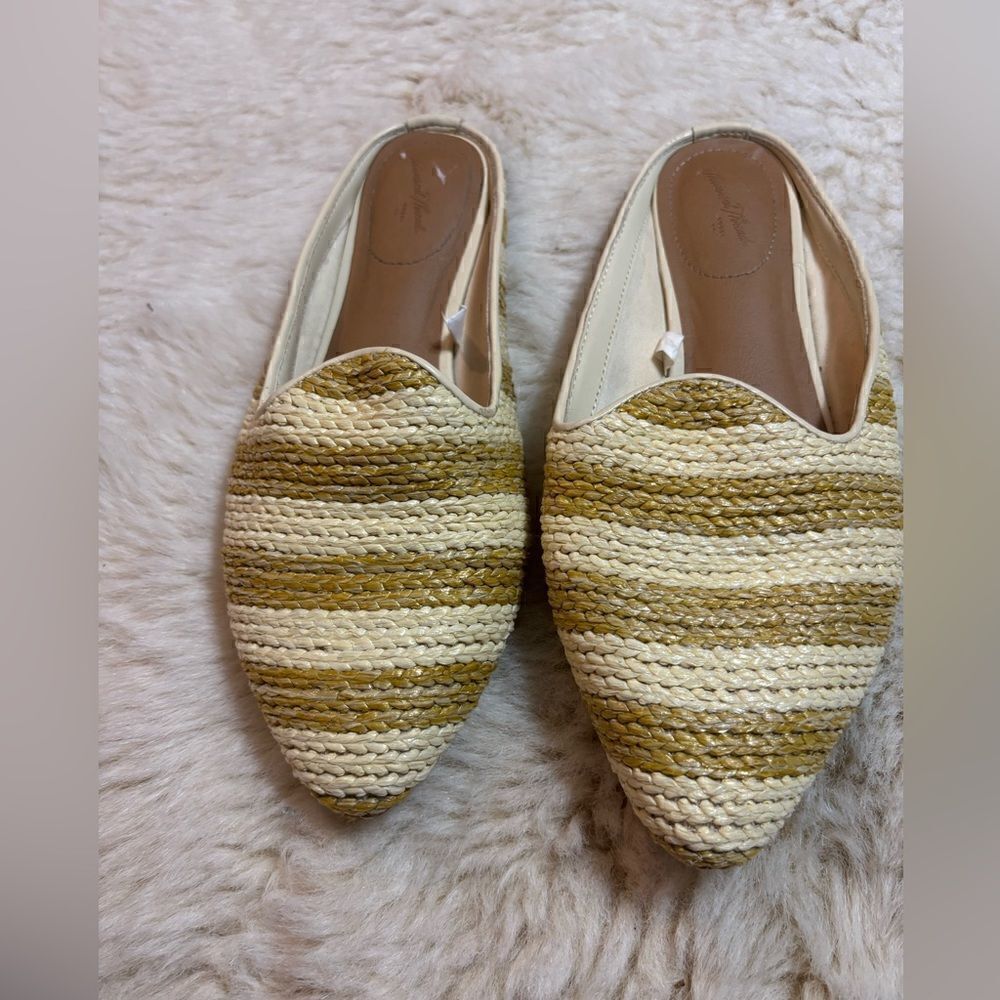Universal Thread Violet Striped Raffia Mule size 7 - Picture 8 of 8